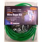 Wire Rope Kit Zinc 30 ft