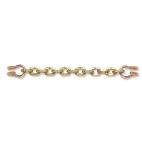 Tire Chain Cross Chains w/ End Hooks Link, Alloy, Square Rod