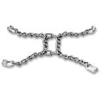 Tire Chain Cross Chains w/ End Hooks Link Chain, H Pattern