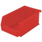 Chain Assortments Red Plastic Bin, Small