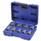 9 PC. 3/8" DR. BOLT EXTRACTOR SET - SAE
