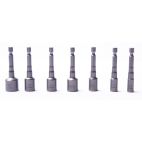 7 PC. 1/4" HEX NUT/BOLT EXTRACTOR SET
