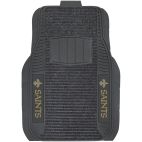 Floor Mat - Universal Vehicle Application Deluxe Car Mat New Orleans Saints