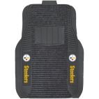 Floor Mat - Universal Vehicle Application Deluxe Car Mat Pittsburgh Steelers