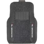 Floor Mat - Universal Vehicle Application Deluxe Car Mat Denver Broncos