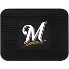 Floor Mat - Universal Vehicle Application Utility Car Mat Milwaukee Brewers