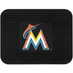 Floor Mat - Universal Vehicle Application Utility Car Mat Miami Marlins