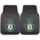 Floor Mat - Universal Vehicle Application Vinyl Car Mat Oakland Athletics