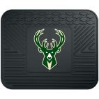Floor Mat - Universal Vehicle Application Utility Car Mat NBA - Milwaukee Bucks