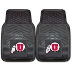Floor Mat - Universal Vehicle Application Vinyl Car Mat University of Utah