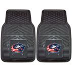 Floor Mat - Universal Vehicle Application Vinyl Car Mat NHL - Columbus Blue Jackets