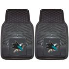 Floor Mat - Universal Vehicle Application Vinyl Car Mat NHL - San Jose Sharks