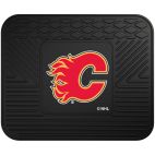 Floor Mat - Universal Vehicle Application Utility Car Mat NHL - Calgary Flames