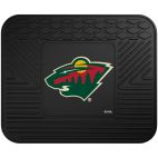 Floor Mat - Universal Vehicle Application Utility Car Mat NHL - Minnesota Wild