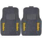Floor Mat - Universal Vehicle Application Deluxe Car Mat NFL - Pittsburgh Steelers