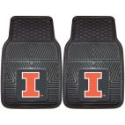 Floor Mat - Universal Vehicle Application Vinyl Car Mat University of Illinois
