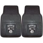 Floor Mat - Universal Vehicle Application Vinyl Car Mat NBA - Brooklyn Nets