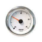 Tach 4K, White Premier Pro, Diesel Alt, 3"