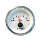 Trim Gauge, White Premier Pro, 2"