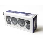6 Gauge Instrument Set, Black PremierPro
