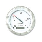 Tach 4K/Hourmeter Lido,  Diesel Alt, 3"