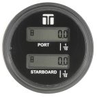 Dual Hourmeter, LCD, 2"