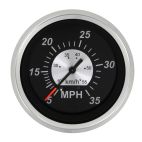 Speedo Kit, Black Sterling, 35 MPH, 3"