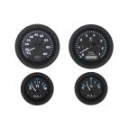 4 Gauge Set, Eclipse, OB w/Tach/Hr