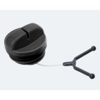Fuel Cap, Black plastic