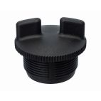 Fuel Cap, 2 1/4" Black plastic