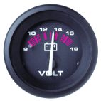 Voltmeter, Amega, 8-18 VDC, 2"