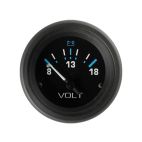 Voltmeter, Eclipse, 8-18 VDC, 2"