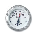 Voltmeter, Lido, 8-18 VDC, 2"