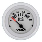 Voltmeter, Arctic, 8-18 VDC, 2"