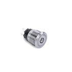 Push Button Switch, Blue Halo, OFF-ON