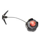 2 Stage Gas cap with tether