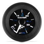 Water Pressure Gauge, Black Premier Pro 2"