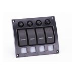 Weather Resistant 4 Switch Panel