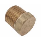 Pipe Plug, 1/4" or 6.4mm thread, Brass