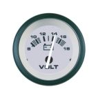 Voltmeter, Driftwood, 8-18V, 2"