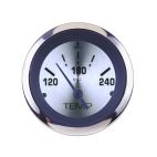 Water Temperature Gauge, Sterling, 2"