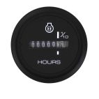 Hourmeter, Eclipse, 12-24VDC, 2"