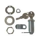 Cam Lock w/ 2 Keys, Max Thickness 1-1/8"