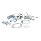 Cam Lock w/ 2 Keys, Max Thickness 3/8"