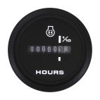 Hourmeter, Black Premier Pro, 2"