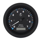 Tach 7K/Hourmeter, Eclipse, 3"