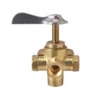 Shut Off Valve, 4 way 1/4" (6.4mm) FNPT