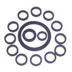 Cooling Pipe Gasket Set