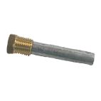 Engine Anode with Brass Plug, Zinc
