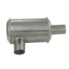 Muffler, ID: Inlet 1 5/16", Outlet 1.25"